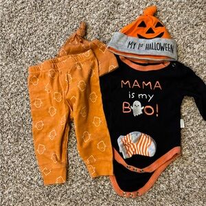 My 1st Halloween Baby Matching Set - 0-3 M